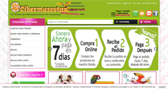 Desktop Screenshot of cibermascotas.es