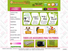 Tablet Screenshot of cibermascotas.es